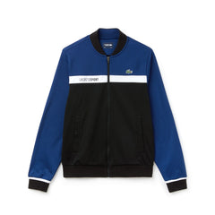 Men's SPORT Colorblock Zip Piqué Tennis Sweatshirt / Lacoste