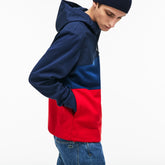 Men's Hooded Colorblock Fleece Jersey Sweatshirt / Lacoste