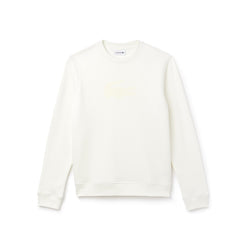 Men's Crew Neck Felt Crocodile Fleece Sweatshirt / Lacoste