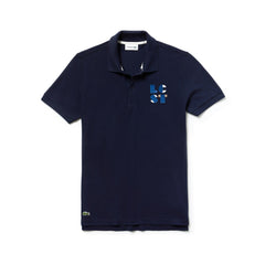 Men's Regular Fit LCST Lettering Petit Piqué Polo / Lacoste