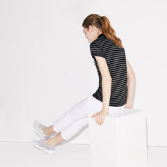 Women's SPORT Striped Technical Jersey Golf Polo / Lacoste