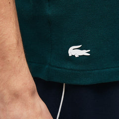 Men's Slim Fit Lettering Stretch Mini Piqué Polo / Lacoste