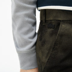 Men's LIVE Print Stretch Cotton Twill Chino Pants / Lacoste