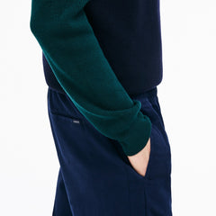 Men's Slim Fit Elasticized Cotton Twill Chino Pants / Lacoste