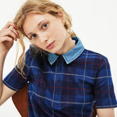 Women's Tartan Check Cotton Jacquard Polo / Lacoste
