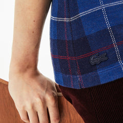Women's Tartan Check Cotton Jacquard Polo / Lacoste