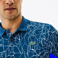 Men's SPORT Novak Djokovic Print Technical Jersey Polo / Lacoste