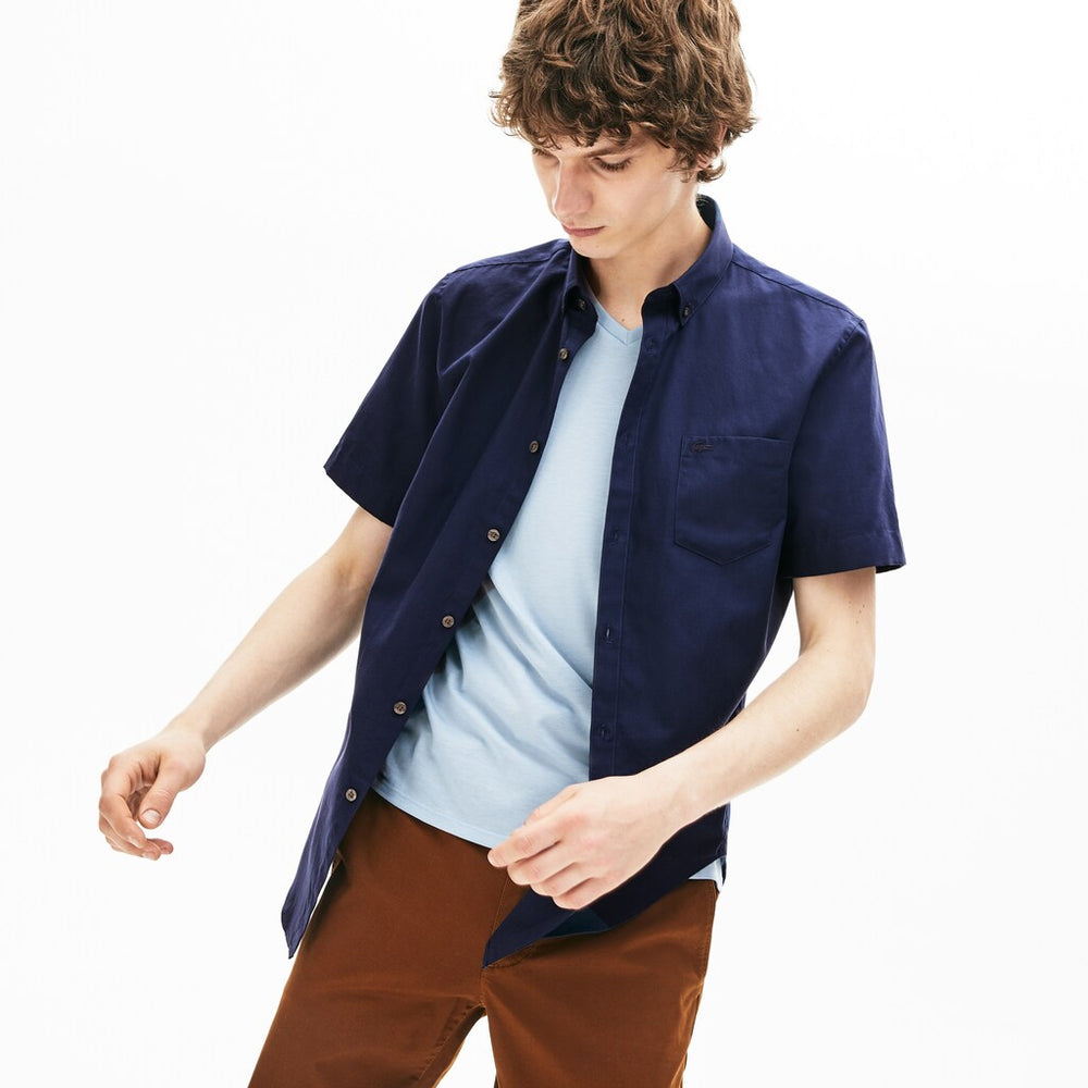 Men's Regular Fit Mini Piqué Shirt / Lacoste