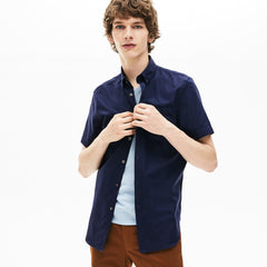 Men's Regular Fit Mini Piqué Shirt / Lacoste