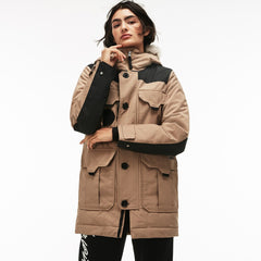 Unisex LIVE Water-Resistant Canvas Quilted Parka / Lacoste