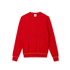 Men's LIVE Crew Neck Cotton And Cashmere Jersey Sweater / Lacoste