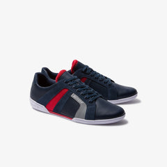 Men's Chaymon Club Leather and Suede Sneakers / Lacoste