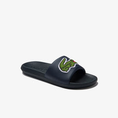 Men's Croco Synthetic and PU Slides / Lacoste
