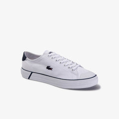 Men's Gripshot Textured Canvas Sneakers / Lacoste