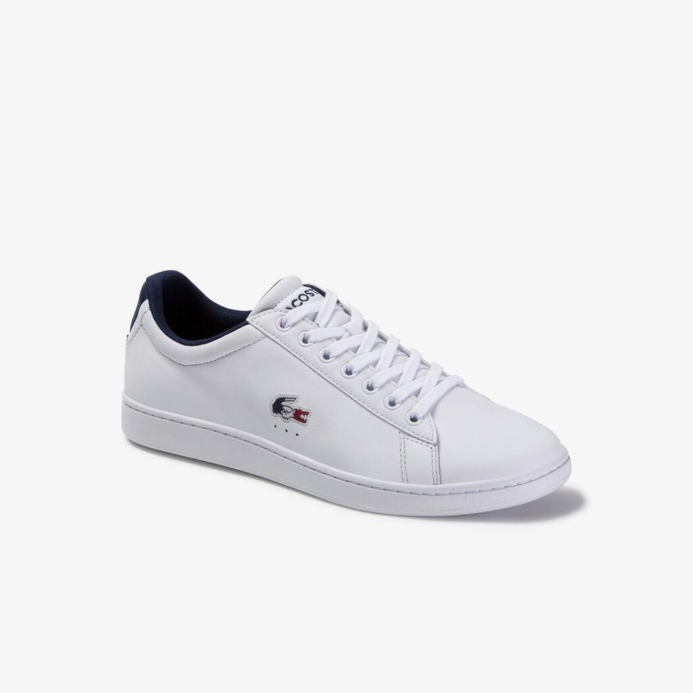 Men's Carnaby Evo Leather and Synthetic Sneakers / Lacoste