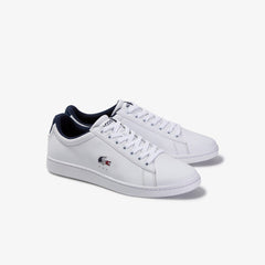 Men's Carnaby Evo Leather and Synthetic Sneakers / Lacoste