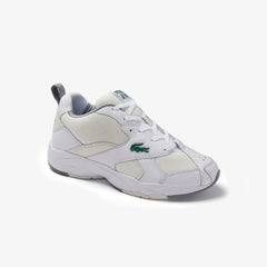 Men's Storm 96 Leather and Textile Sneakers / Lacoste