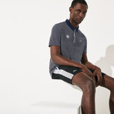 Men's SPORT Roland Garros Print Cotton Polo Shirt / Lacoste