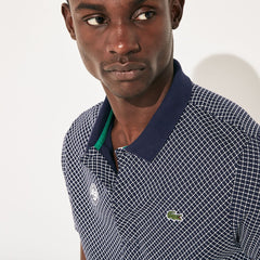 Men's SPORT Roland Garros Print Cotton Polo Shirt / Lacoste