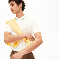 Men's Regular Fit Linen-Blend Polo Shirt / Lacoste