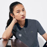 Women's SPORT Roland Garros Printed Cotton Polo Shirt / Lacoste