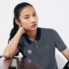 Women's SPORT Roland Garros Printed Cotton Polo Shirt / Lacoste