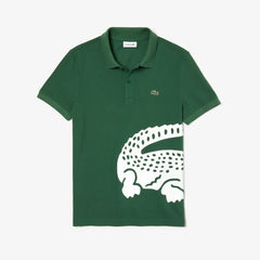 Men's Oversized Crocodile Print Polo Shirt / Lacoste