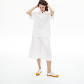 Women's Solid Cotton Piqué Hooded Polo Shirt / Lacoste
