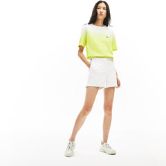 Women's Made in France Contrast Stitching Shorts / Lacoste