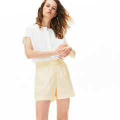 Women's Light Cotton Poplin Shorts / Lacoste