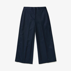 Women's Wide Cropped Cotton Pants / Lacoste