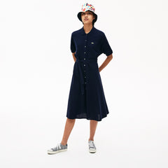 Women's Cotton Piqué Belted Polo Dress / Lacoste