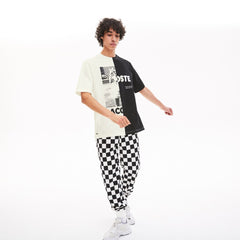 Unisex LIVE Graphic Print Cotton T-shirt / Lacoste
