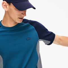 Men's Motion Regular Fit Colorblock Cotton-Piqué Performance T-shirt / Lacoste