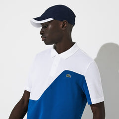 Men's SPORT Two-Tone Breathable Piqué Golf Polo Shirt / Lacoste