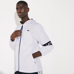 Men's SPORT Water-Resistant Hooded Zip-Up Jacket / Lacoste