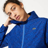 Men's SPORT Hooded Print Zip Jacket / Lacoste