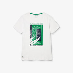 Men's SPORT Roland Garros Plant Print T-shirt / Lacoste