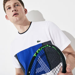 Men's SPORT Mesh Inset Cotton T-shirt / Lacoste