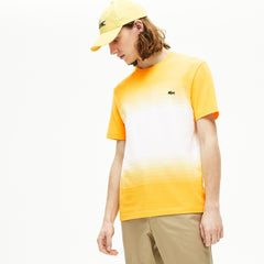 Men's Made in France Cotton Piqué Cotton Crew Neck T-shirt / Lacoste