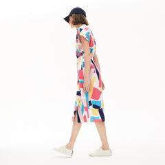 Women's Abstract-Print Shirtdress / Lacoste