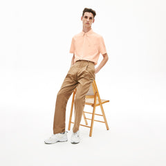 Men's Regular Fit Cotton and Linen Shirt / Lacoste