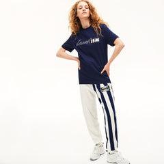 Unisex LIVE Lacostism Print Cotton T-Shirt / Lacoste
