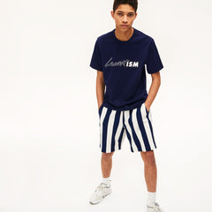 Unisex LIVE Lacostism Print Cotton T-Shirt / Lacoste