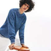 Men's LIVE Ribbed Heathered Cotton Crewneck Sweater / Lacoste