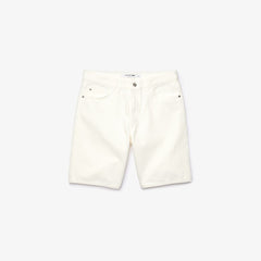 Men's Regular Fit Five-Pocket Denim Shorts / Lacoste