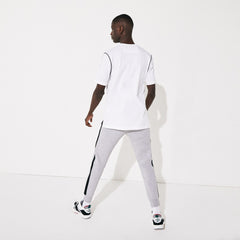 Men's SPORT Piped-Seam Cotton T-Shirt / Lacoste