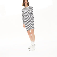 Women's Nautical Ribbed Cotton Dress / Lacoste