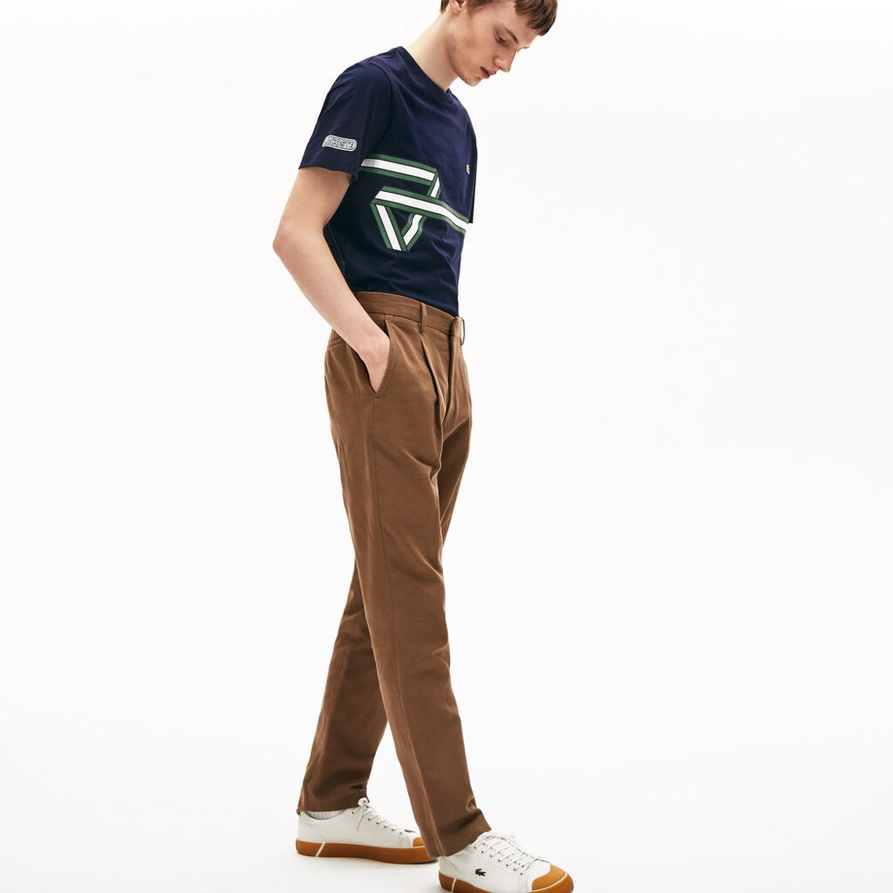 Men's Heritage Ribbon Regular Fit Cotton T-shirt / Lacoste