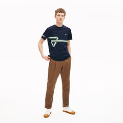 Men's Heritage Ribbon Regular Fit Cotton T-shirt / Lacoste